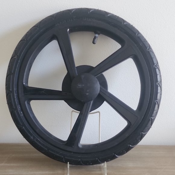Bob Revolution SE 16" Stroller Rear Wheel Rim & Tire Left Side - Picture 1 of 7